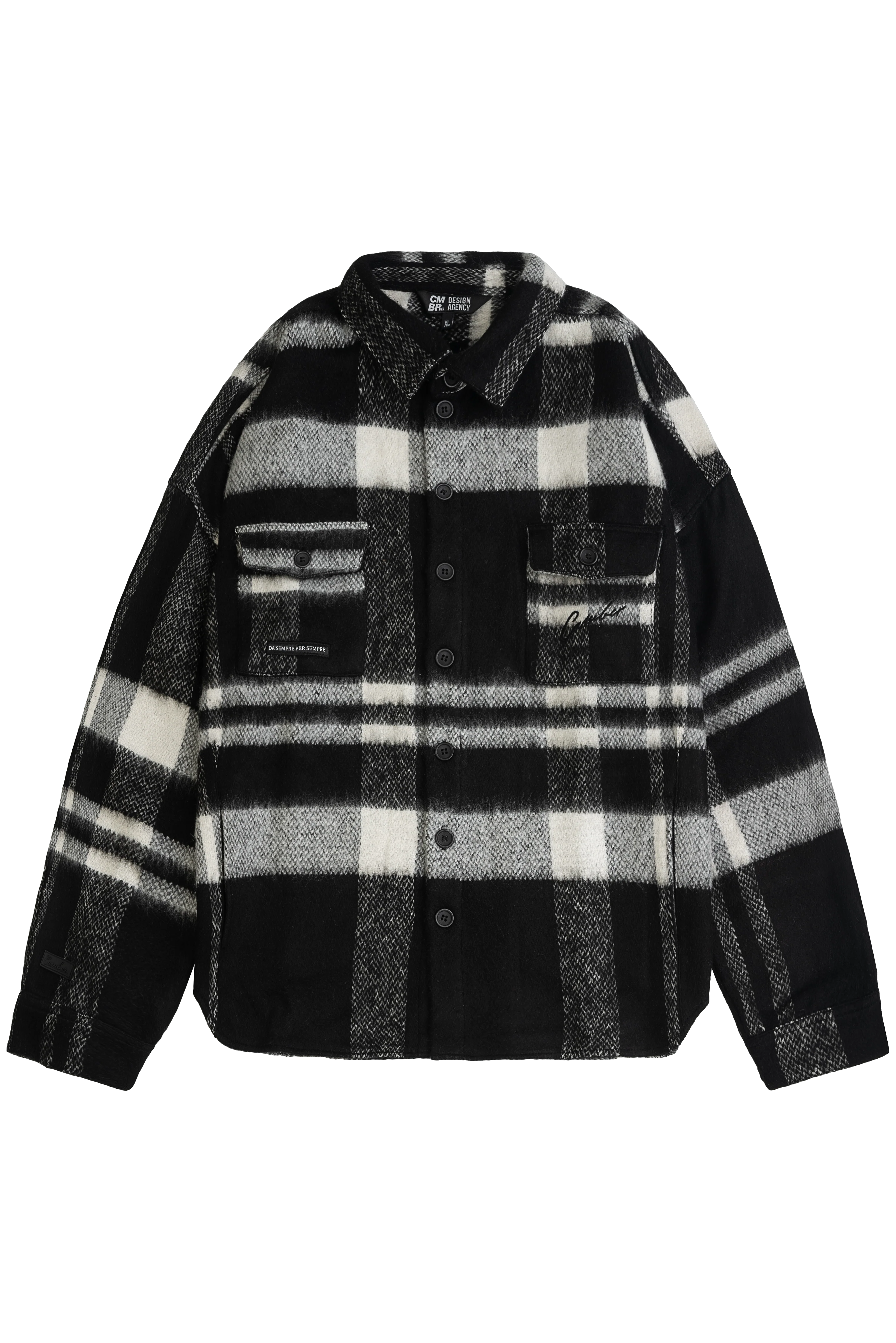 Flannel Shirt Sempre Black